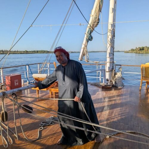 On board a Nile dahabeya cruise